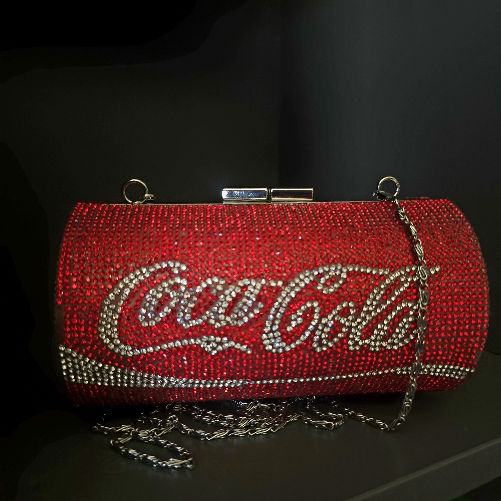 Coca Cola Rhinestone Bag - RARE - Picture 3 of 12